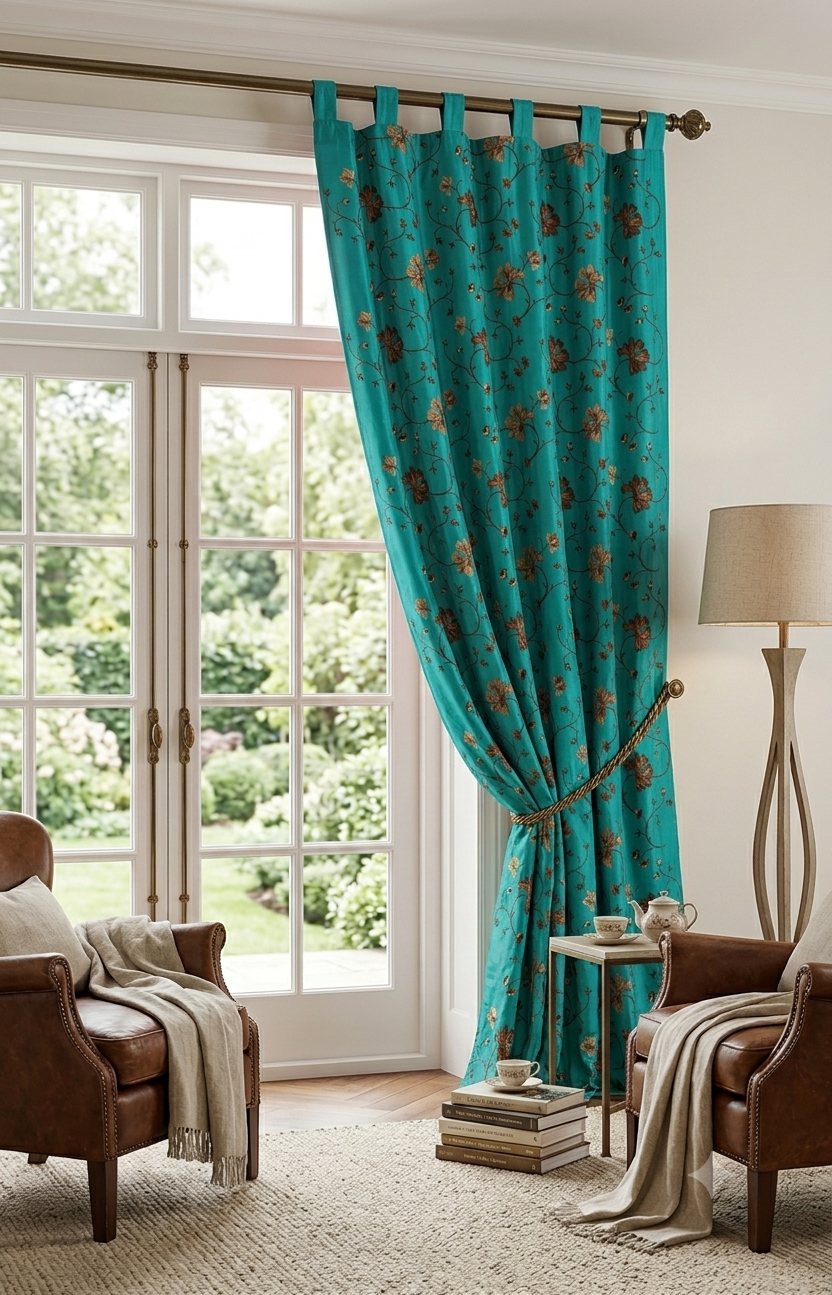 Elegant home interior with M.M. Garments curtains and soft furnishings